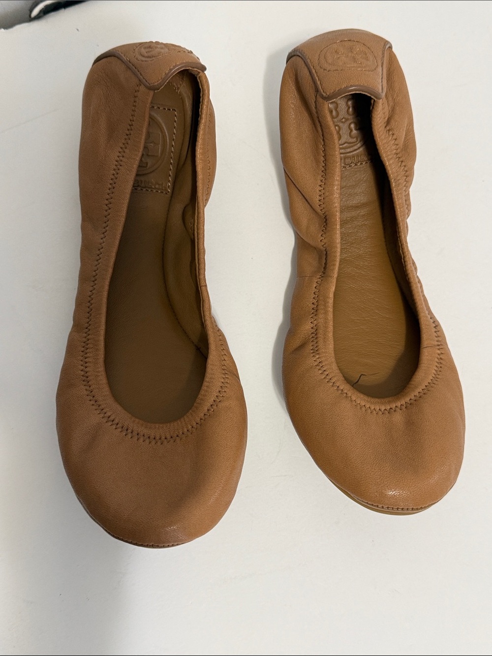 TORY BURCH LEATHER BALLET FLAT
